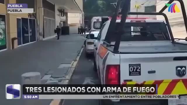 Tres personas resultan lesionadas con arma de fuego en el barrio de San Matías