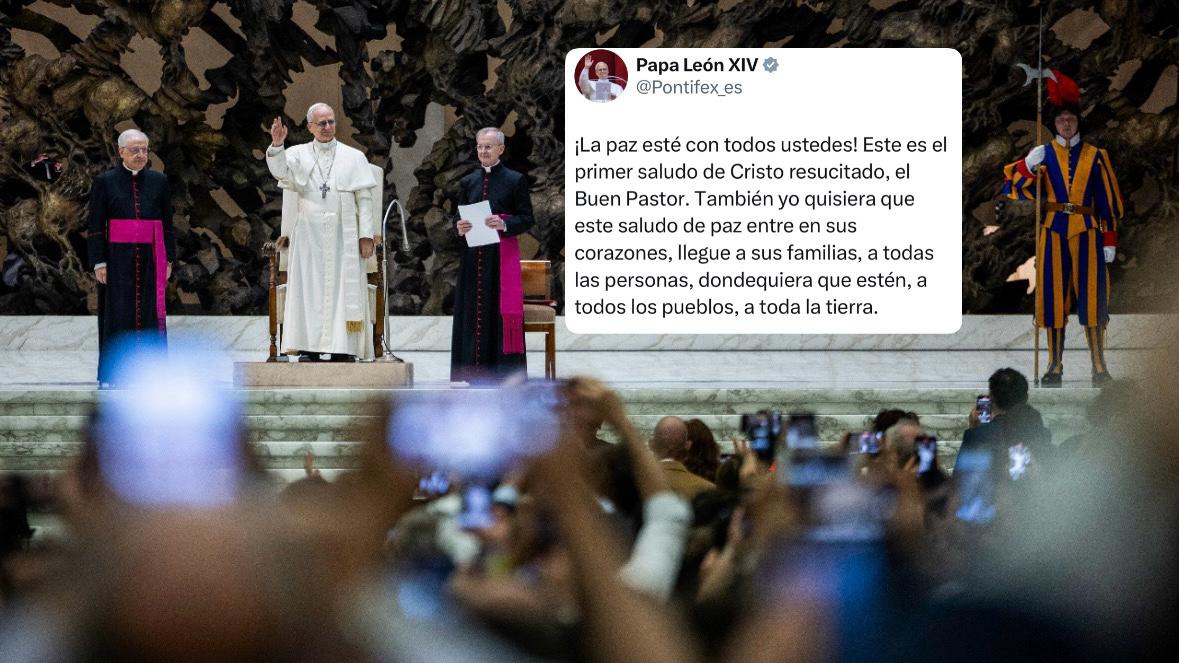 El papa León XIV lanza su primer mensaje en la red social X