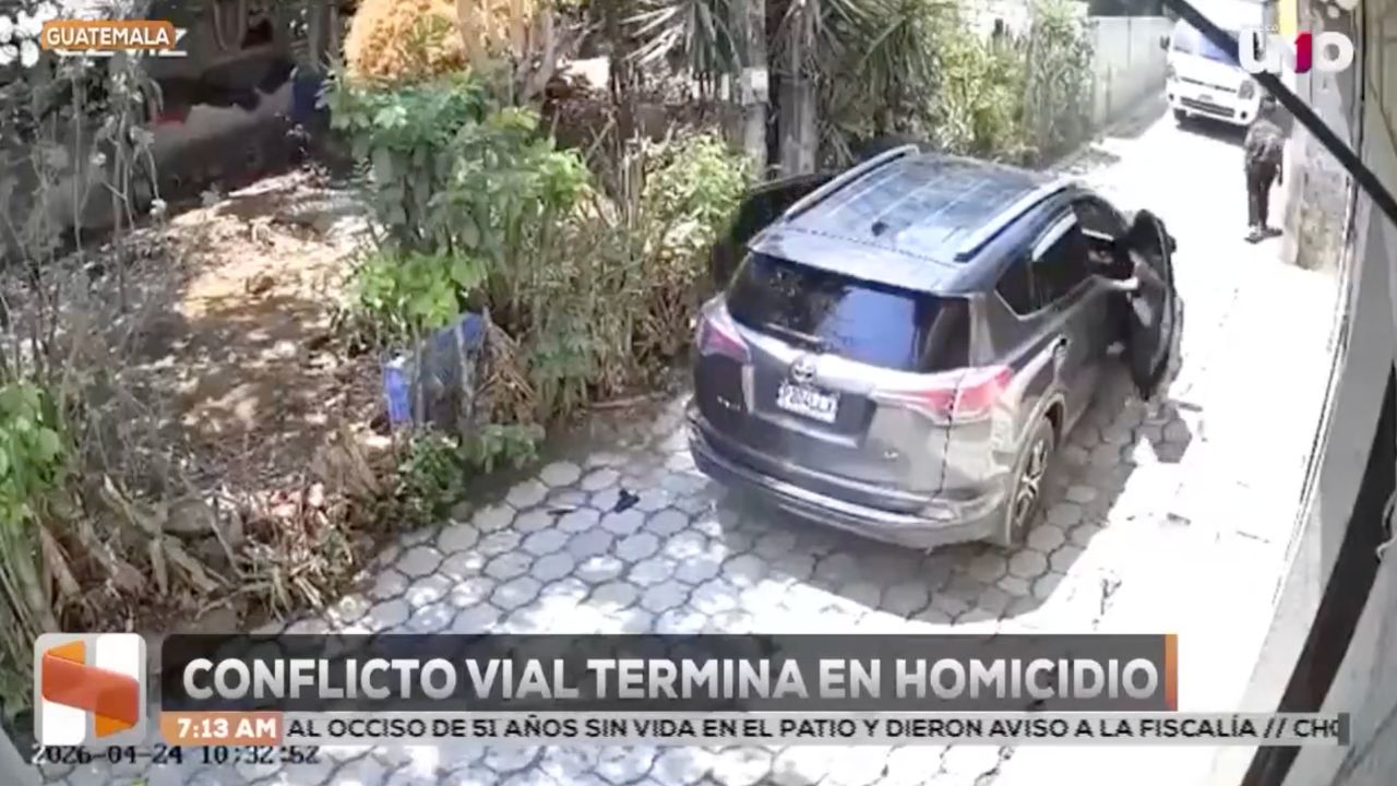 Conflicto vial termina en homicidio en Guatemala; así se vio