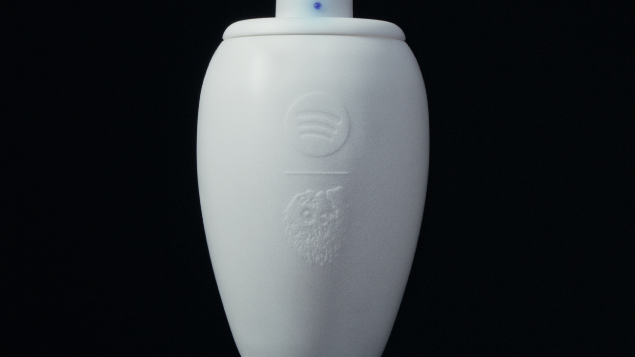 Spotify ofrece música eterna a través de esta urna funeraria con altavoz integrado y generador de playlists