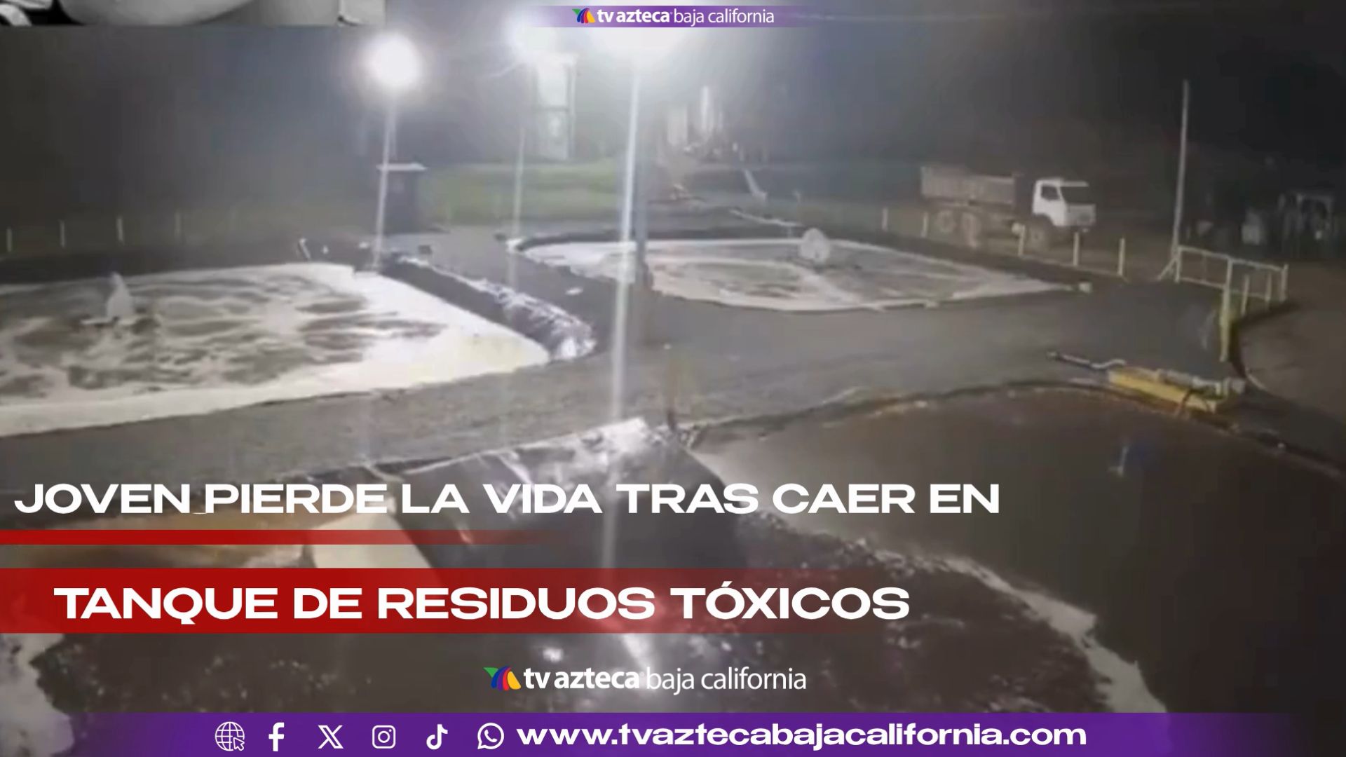 Brasil: joven de 19 años pierde la vida al caer en un tanque de residuos
