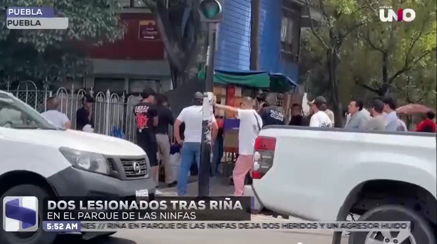 Dos sujetos resultan lesionados tras riña en el Parque de las Ninfas