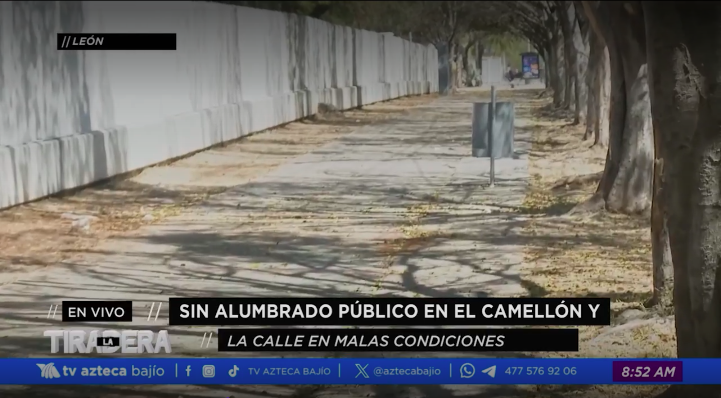 Falta de alumbrado público y mal estado de la calle en bulevar ...