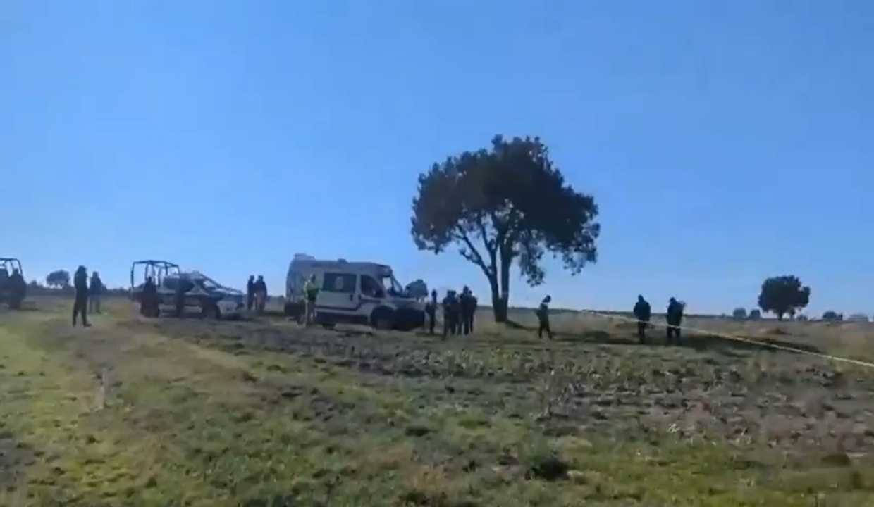 VIDEO: Hallan cuerpos de hombres en Xaltocan, Tlaxcala, hoy lunes; las víctimas tenían signos de violencia