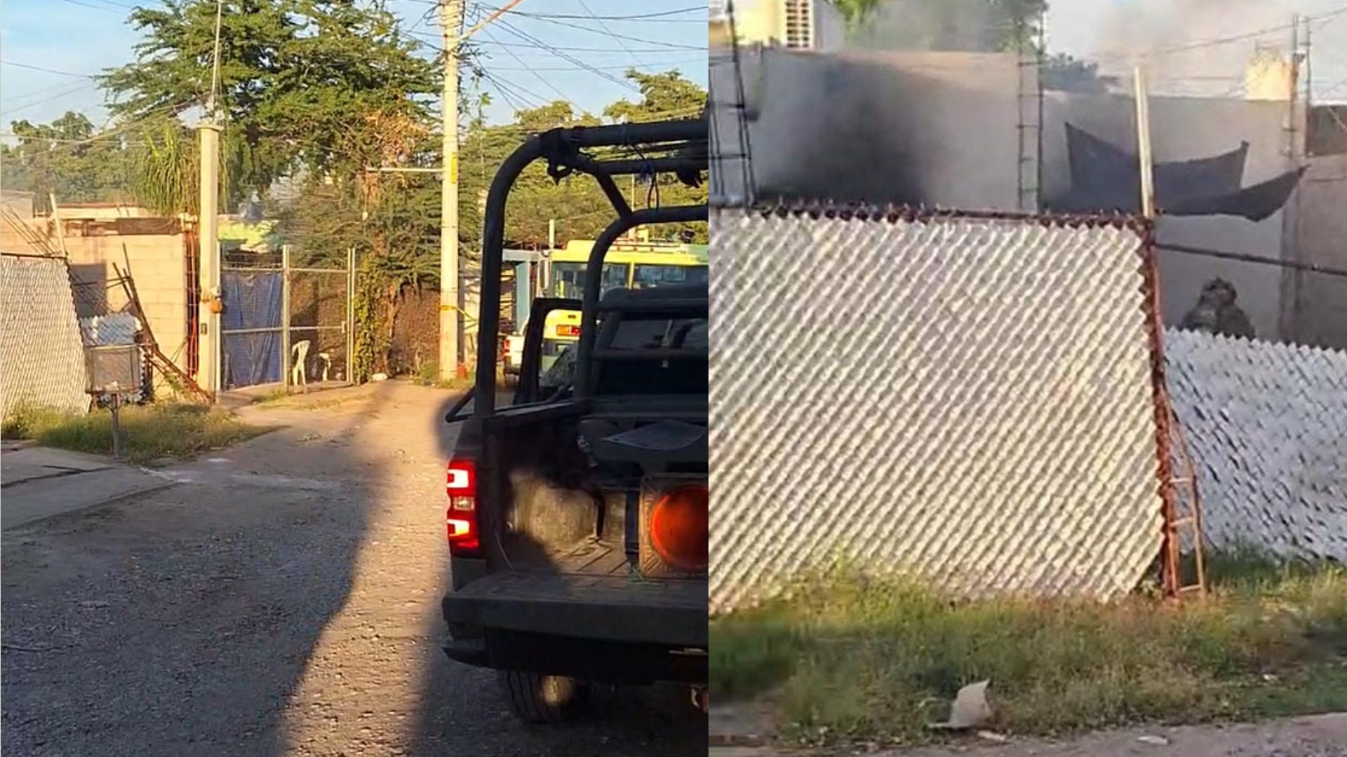Incendian y tirotean una casa en la colonia San Benito, al sur de Culiacán