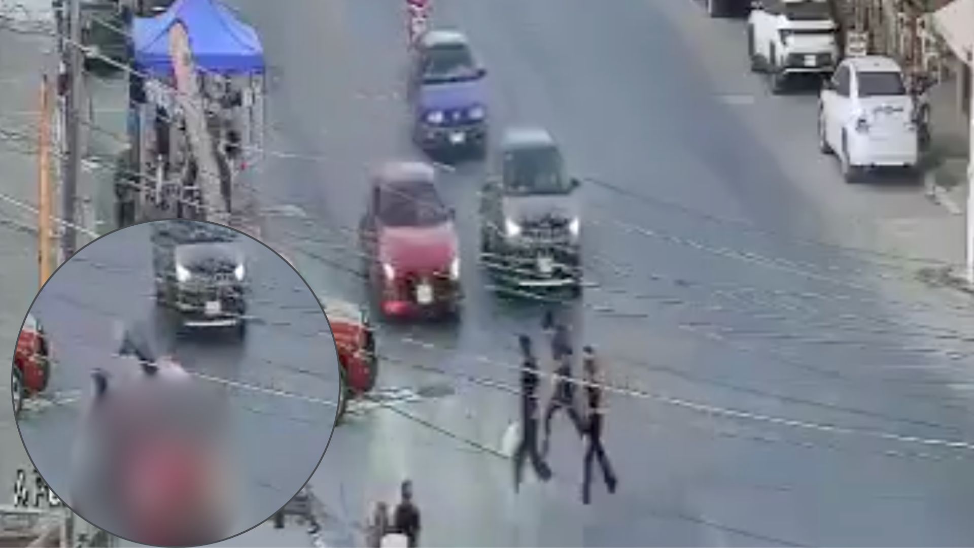 VIDEO: conductor atropella a tres menores al cruzar una calle en ...