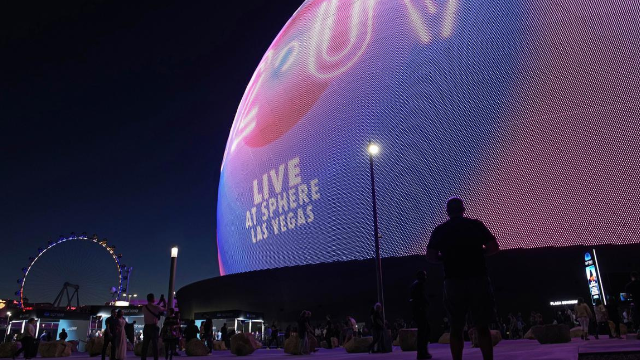 La icónica Sphere de Las Vegas podría llegar a las afueras de Washington