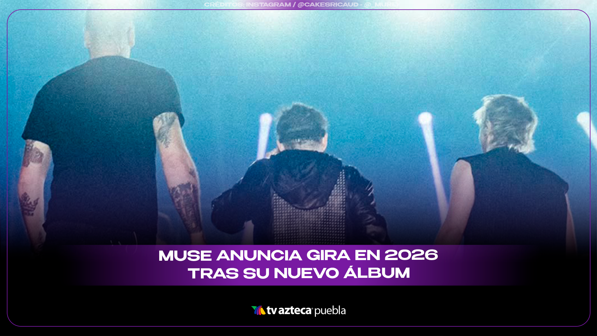 Muse anuncia gira 2026 por Norteamérica con nuevo álbum “The Wow! Signal