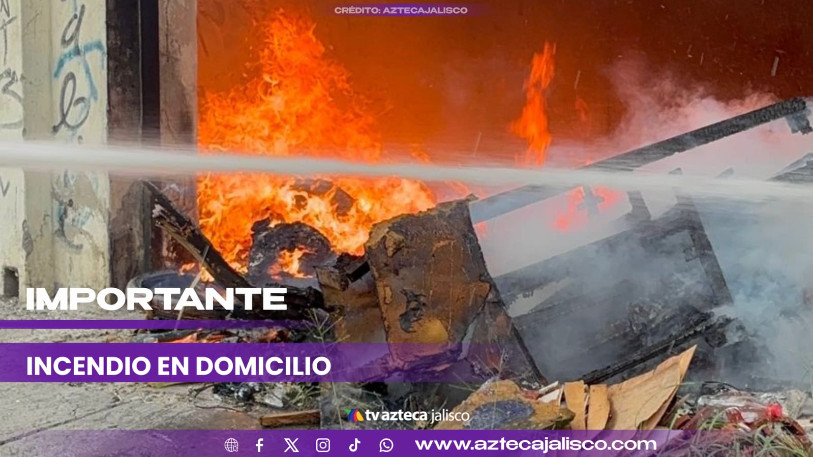 ÚLTIMA HORA | Una vivienda se incendia en la colonia Lázaro Cárdenas en ...