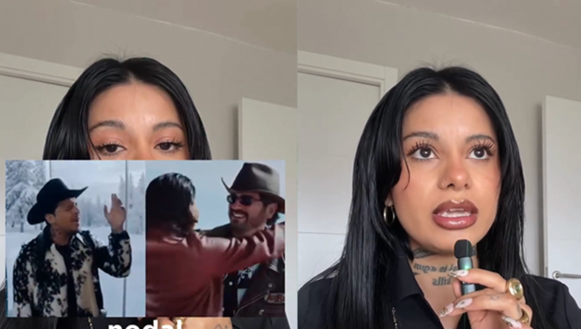 Dagna Mata, modelo parecida a Cazzu, denuncia que Nodal no le ha pagado tras video