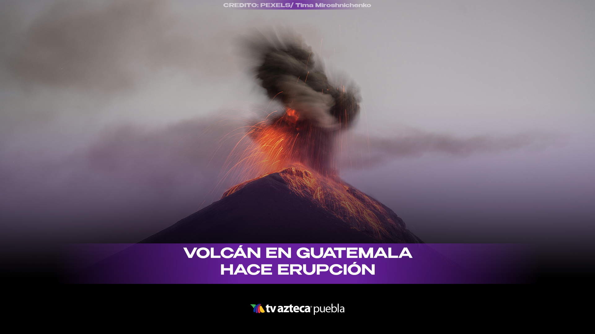 Erupción del Volcán Santiaguito sorprende a excursionistas y desata pánico