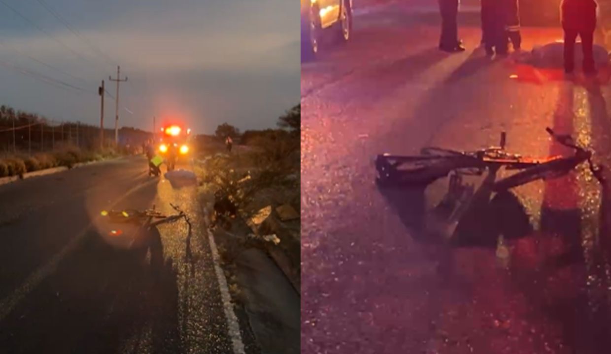 VIDEO: Ciclista muere tras ser atropellado en Tehuacán; esto se sabe