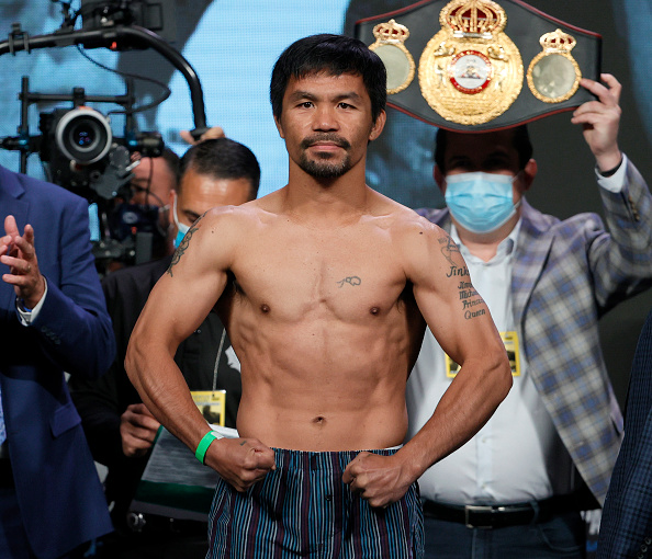 Manny Pacquiao y Yordenis Ugás, en peso para su pelea - Vimarsana News