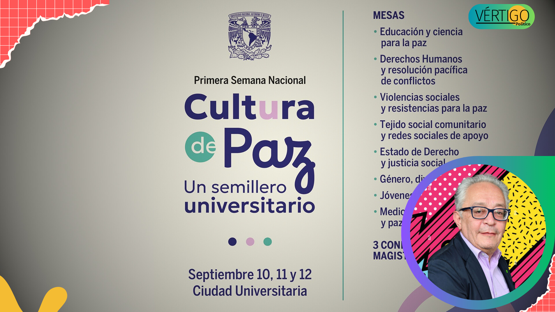 SEMANA NACIONAL DE CULTURA DE PAZ EN LA UNAM