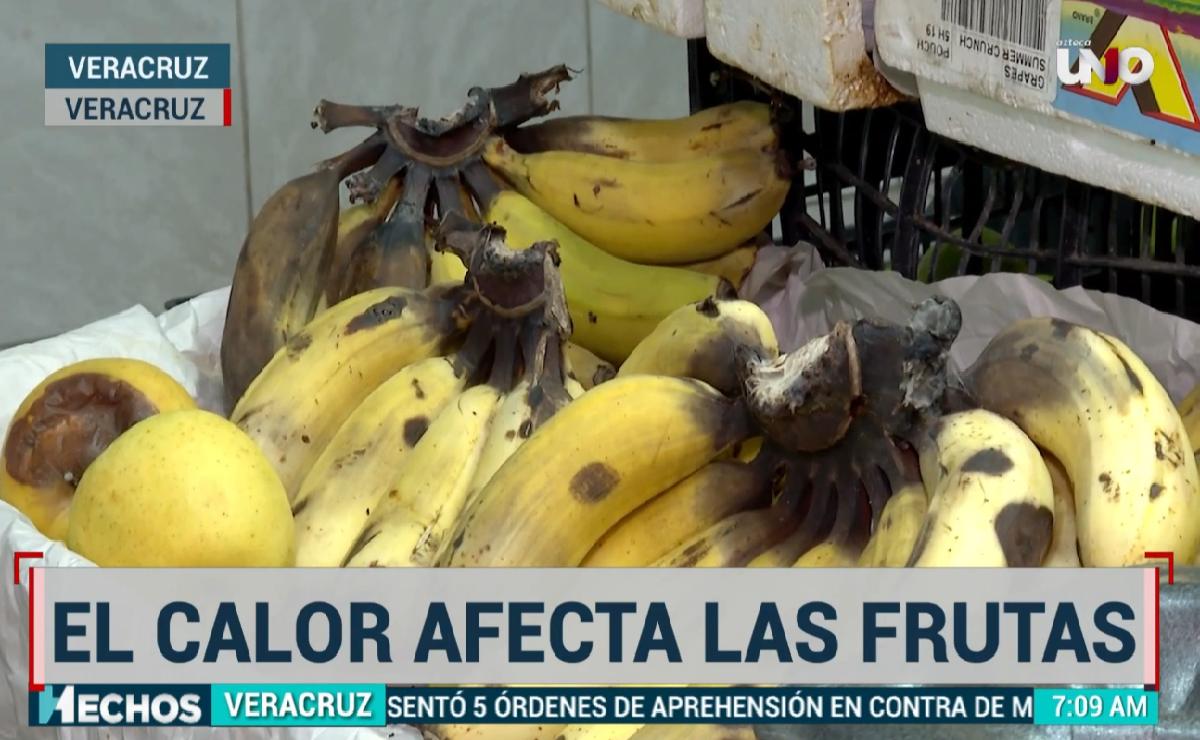 Ola de calor: Calor acelera maduración de frutas y verduras en Veracruz