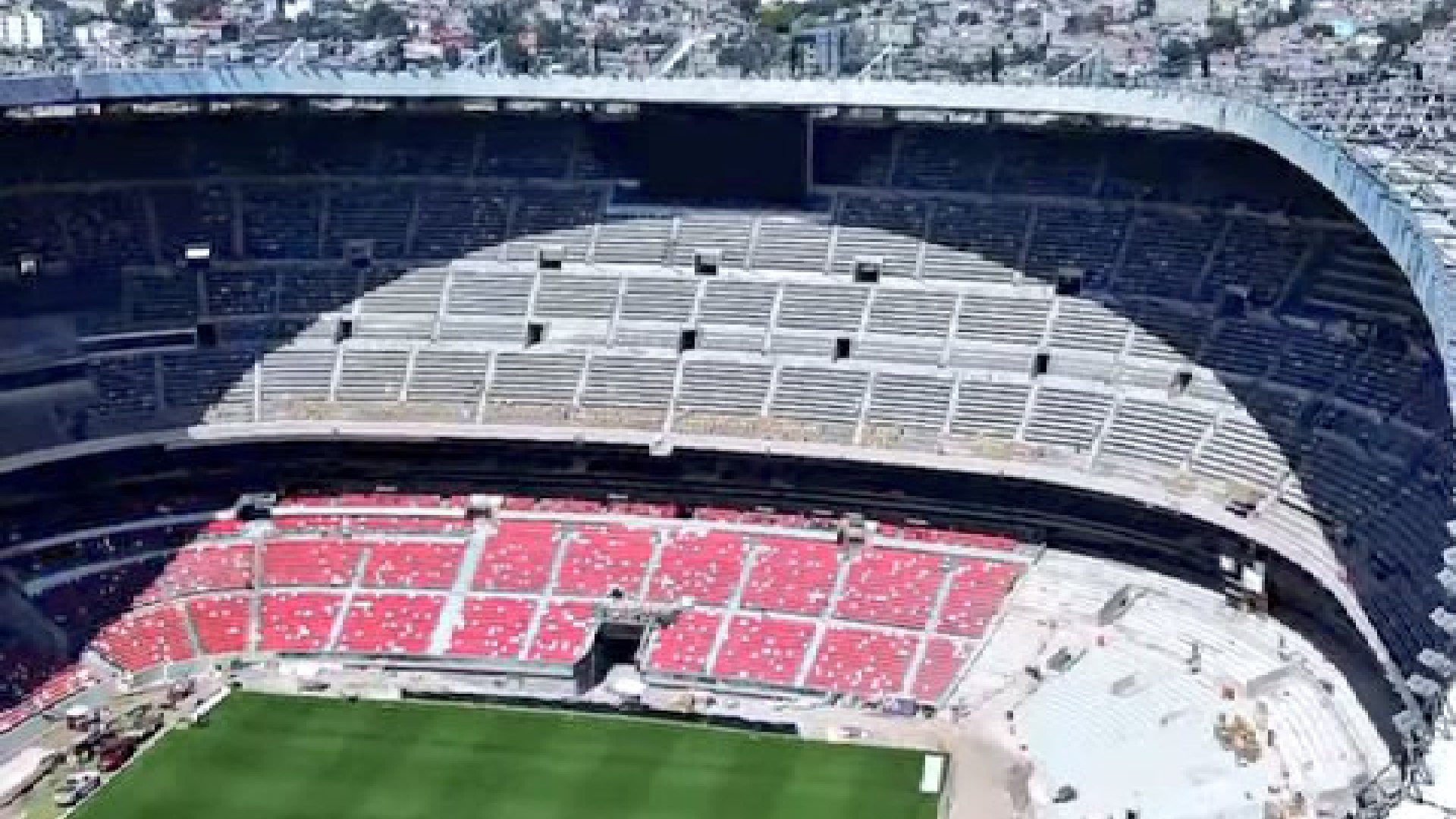 ¡Adelantos considerables! Revelan imágenes de la CANCHA del Estadio ...