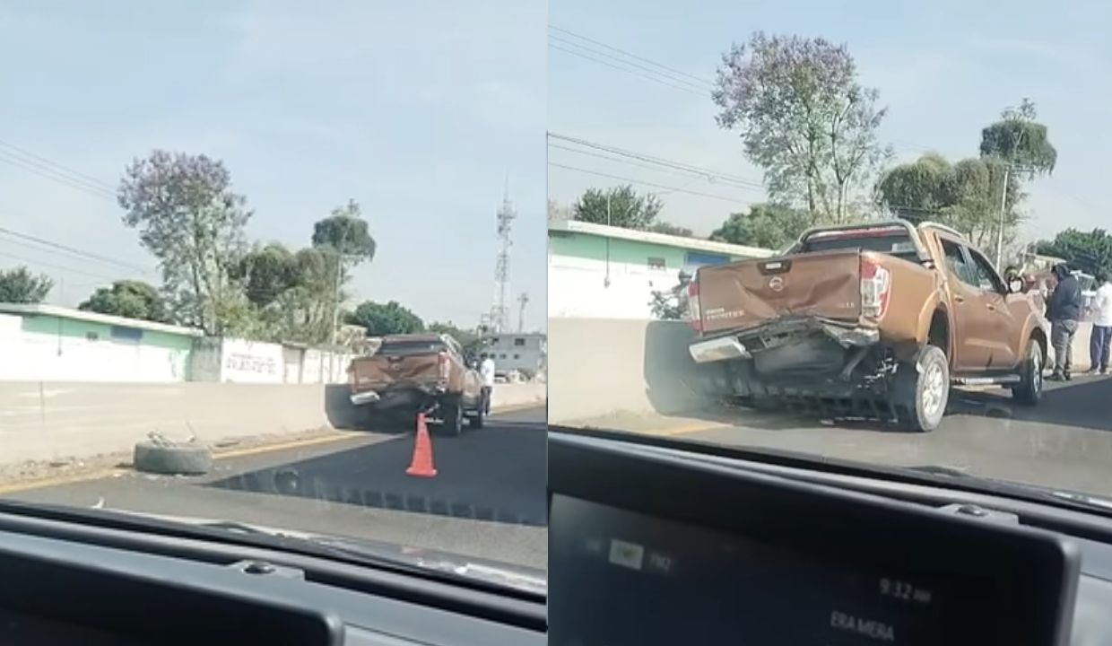 VIDEO: ¡Tómelo en cuenta! Se registra choque en la carretera Atlixco–Izúcar de Matamoros HOY