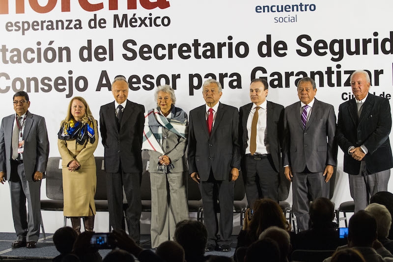 Presenta AMLO su propuesta de gabinete de seguridad
