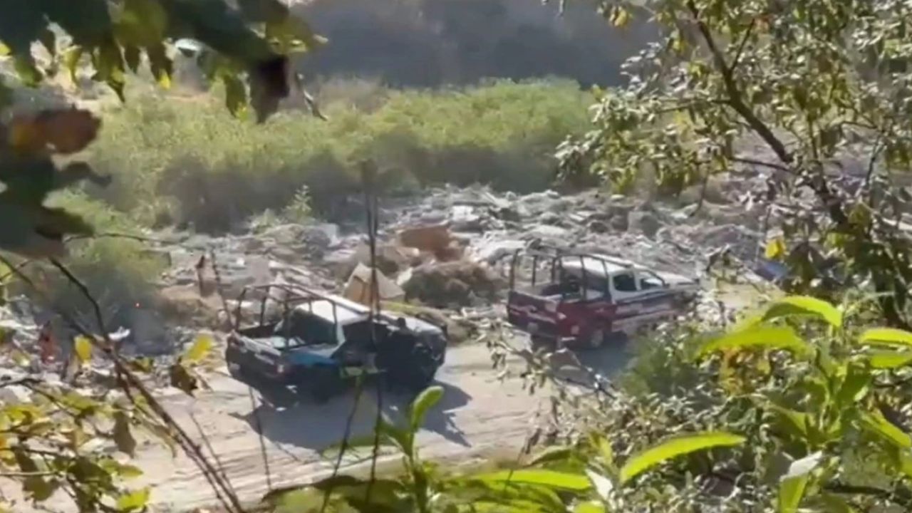Localizan dos cuerpos en barranca de Xonacatepec en Puebla hoy; uno estaba amarrado