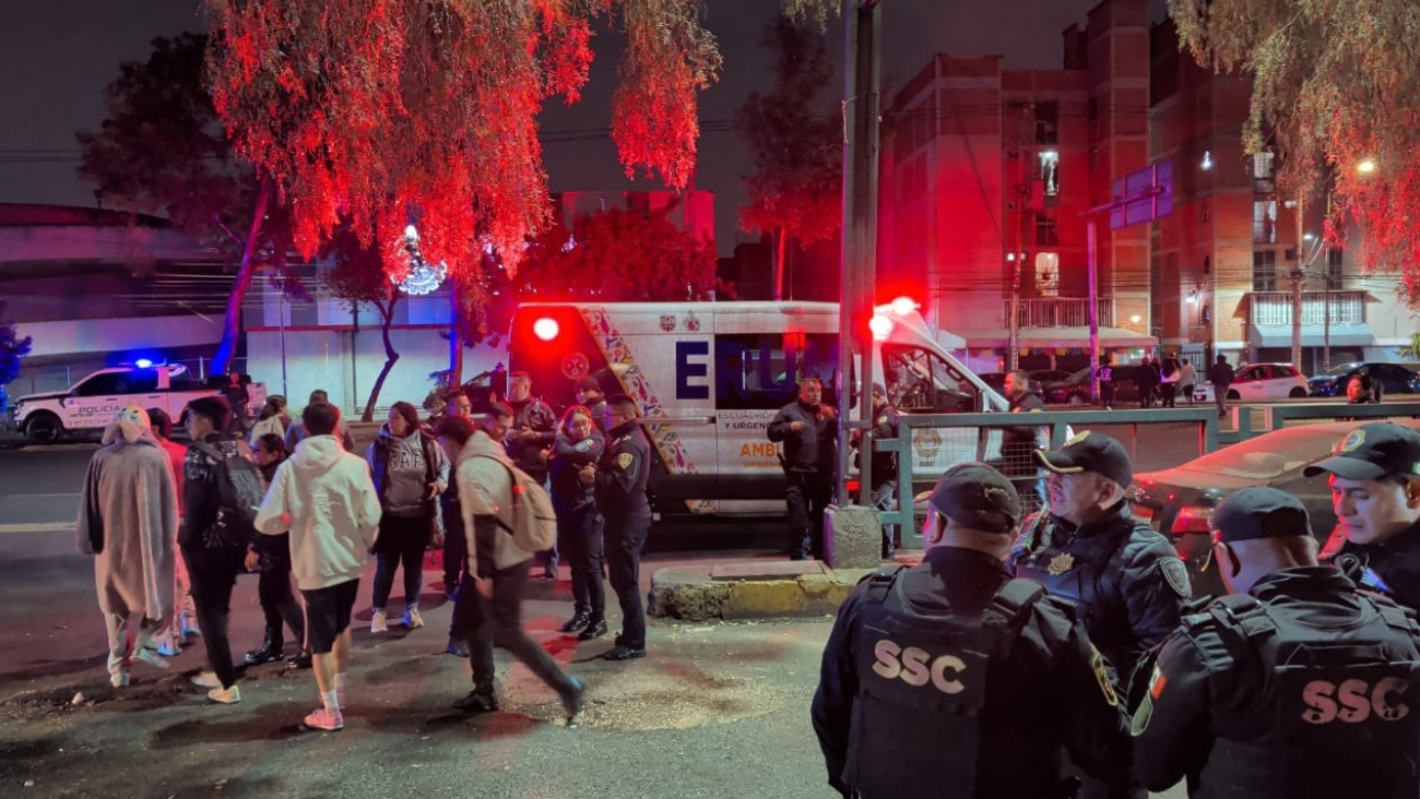 Reportan balacera en la tercera sección de Tlatelolco; hay dos heridos