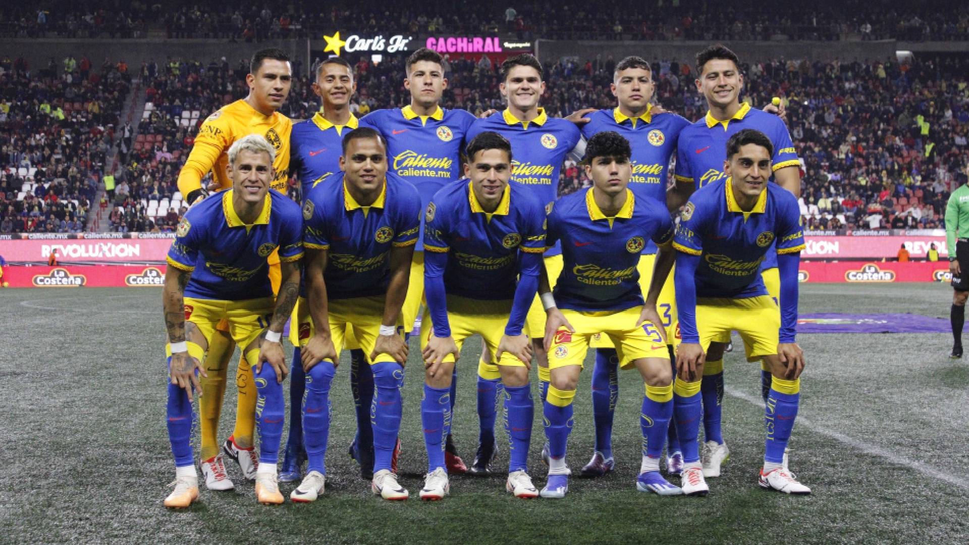 Necaxa vs América alineaciones Jornada 3 del Clausura 2024
