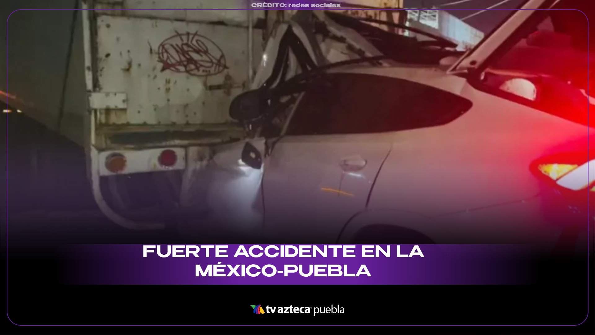 Accidente hoy en la autopista México Puebla 30 noviembre 2025