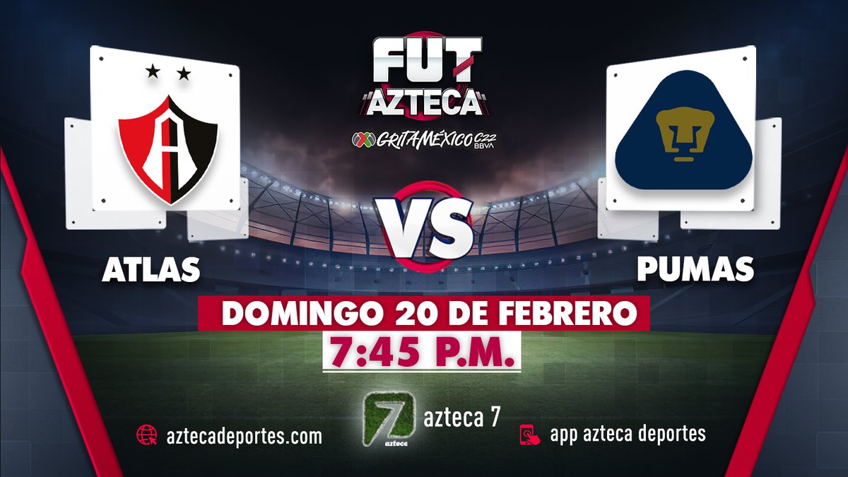 Horario y dónde ver Atlas vs Pumas EN VIVO | Jornada 6