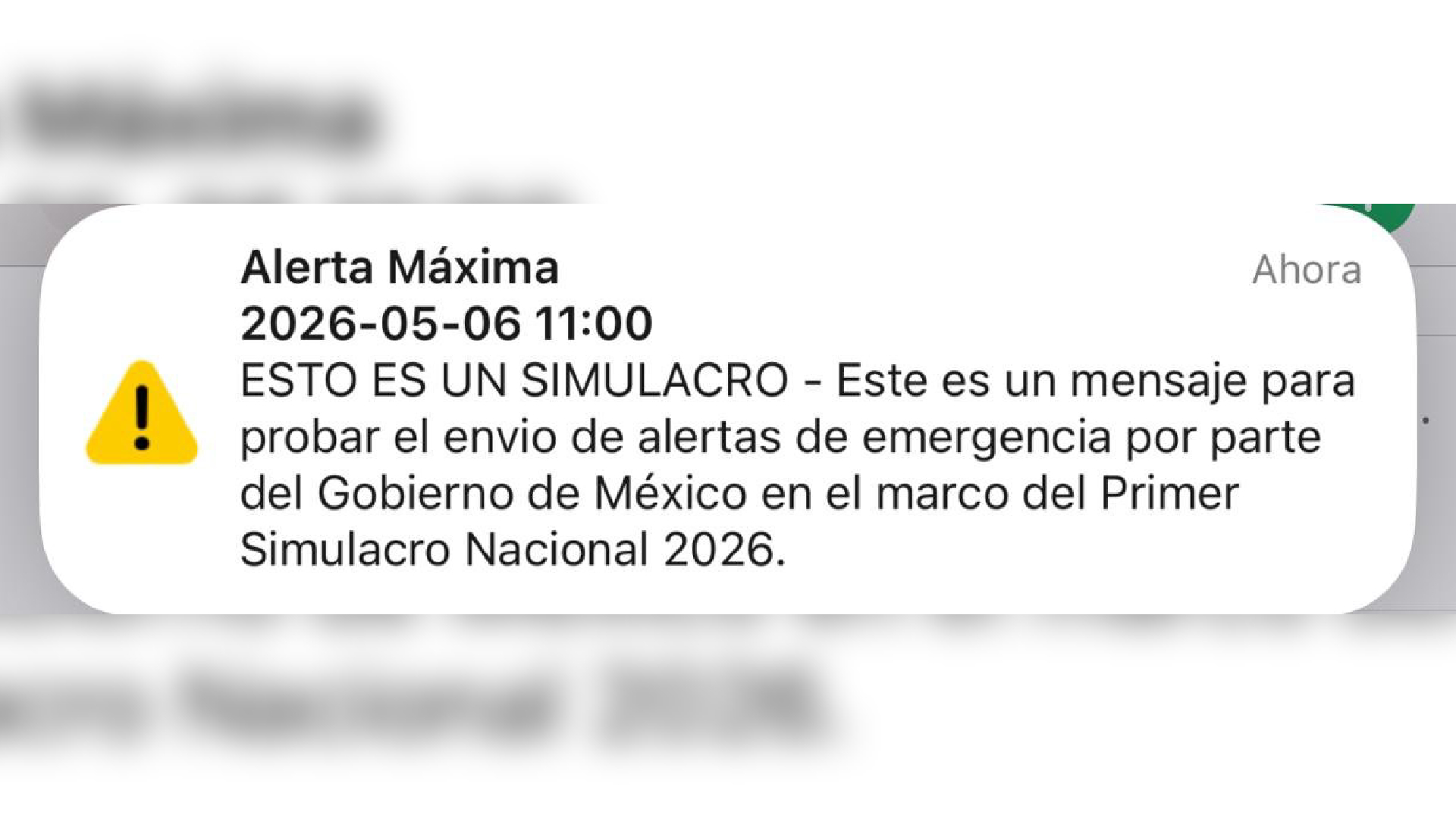 Simulacro Nacional 2026 activa alertas en celulares de Chihuahua ...