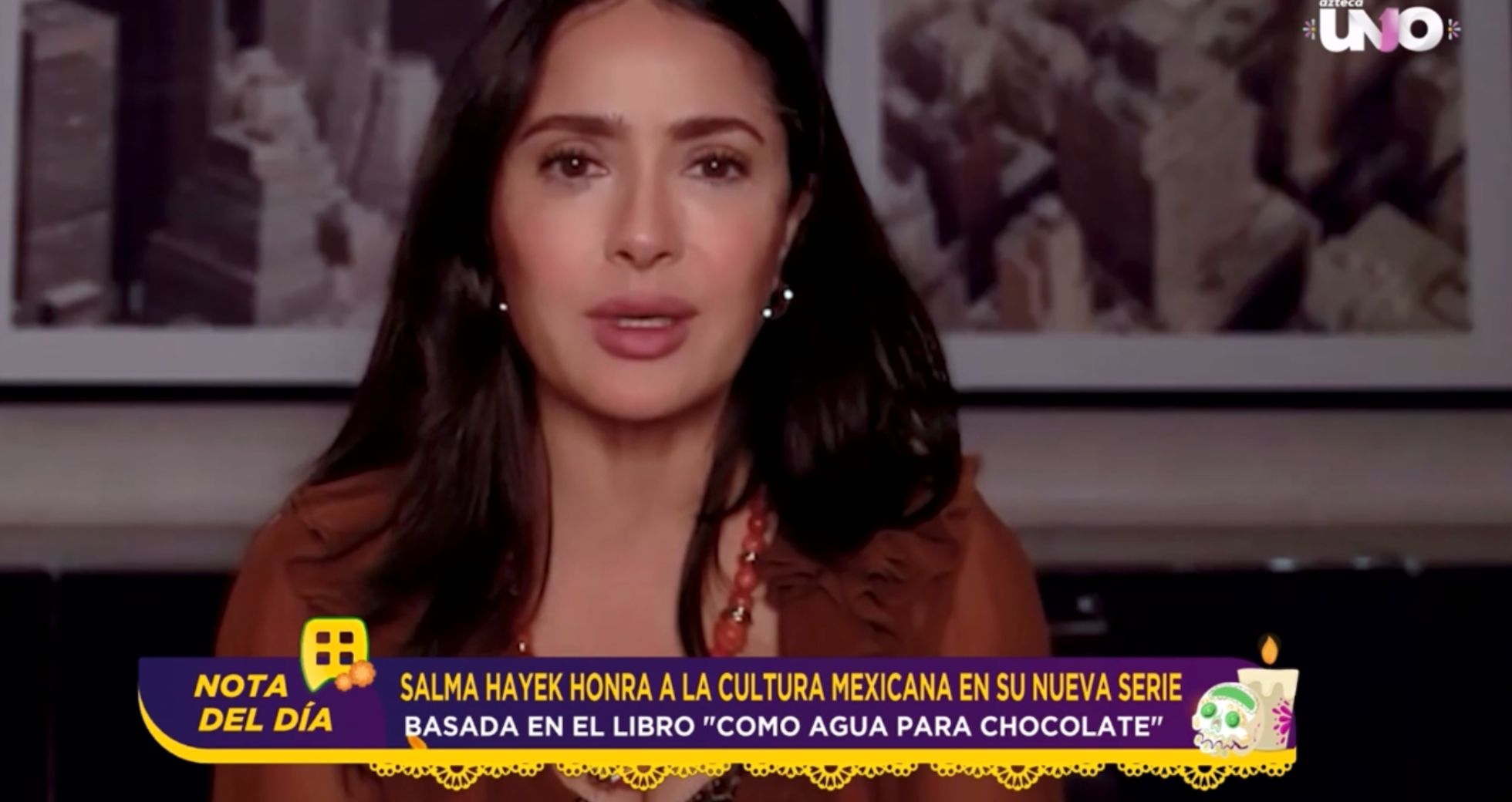 Salma Hayek rinde homenaje a México con su nueva serie de Agua
