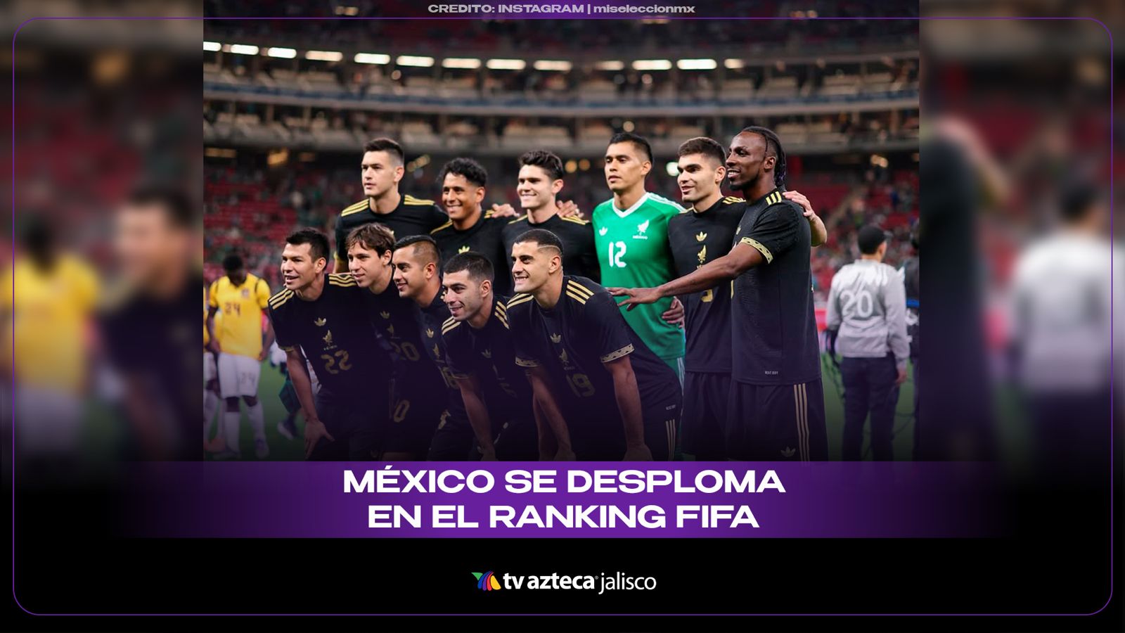 Mexico Ranking Selección Mexicana Ranking FIFA octubre 2025: México cae al lugar 14