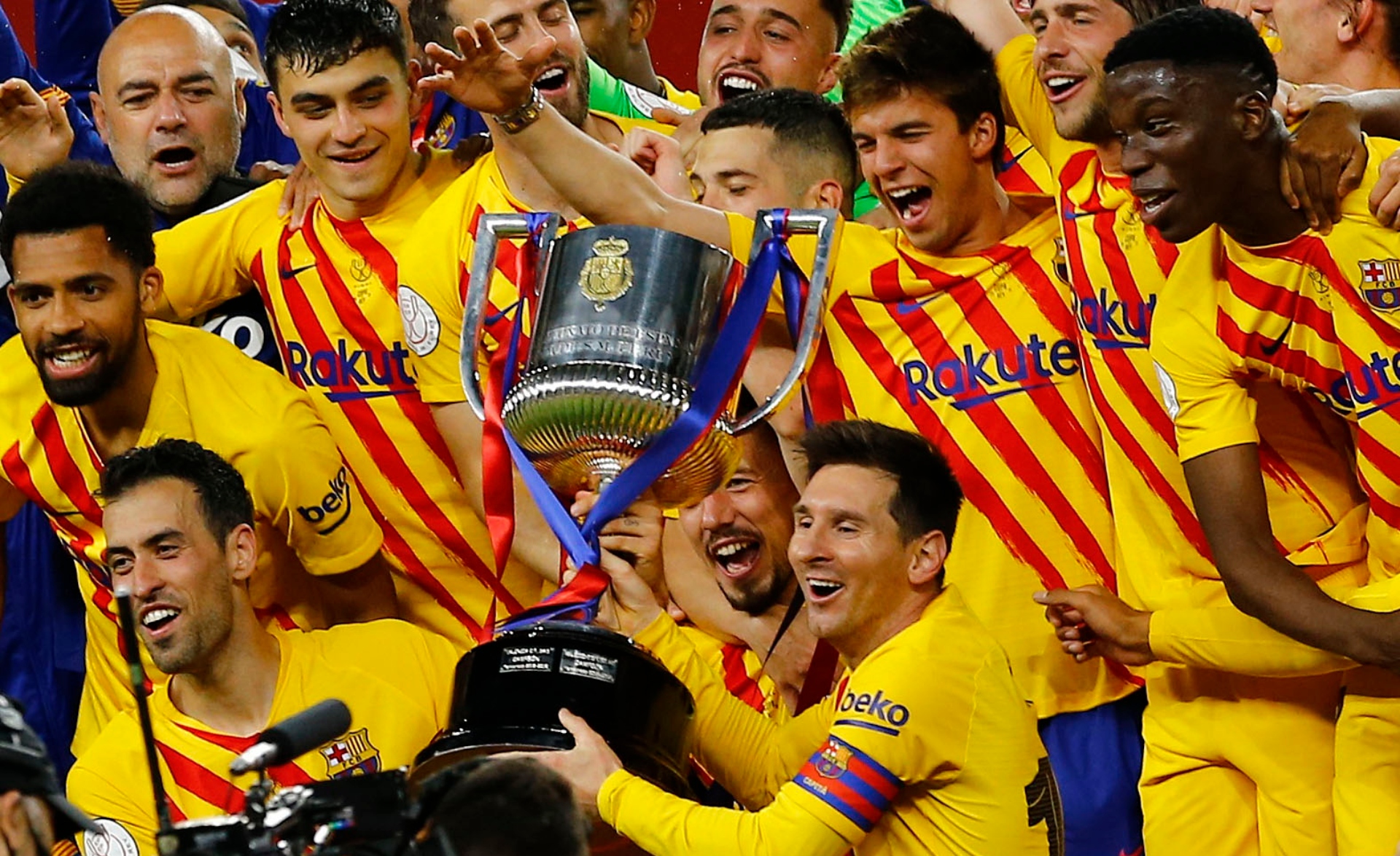 Barcelona golea al Athletic y se lleva la Copa del Rey 2021