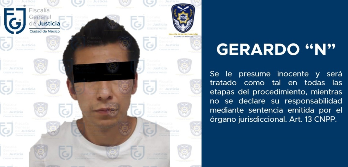 Detienen a hombre por el feminicidio de su pareja en Milpa Alta