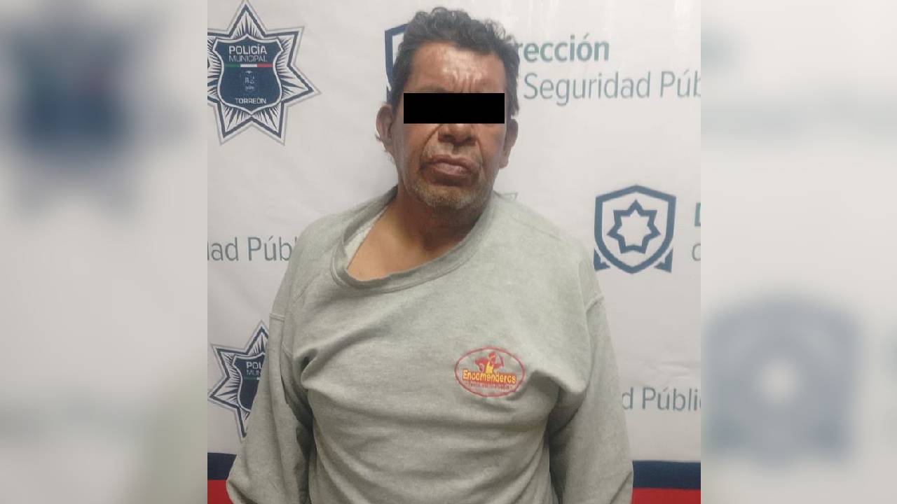Hombre es detenido por agredir a su hermana en Torreón