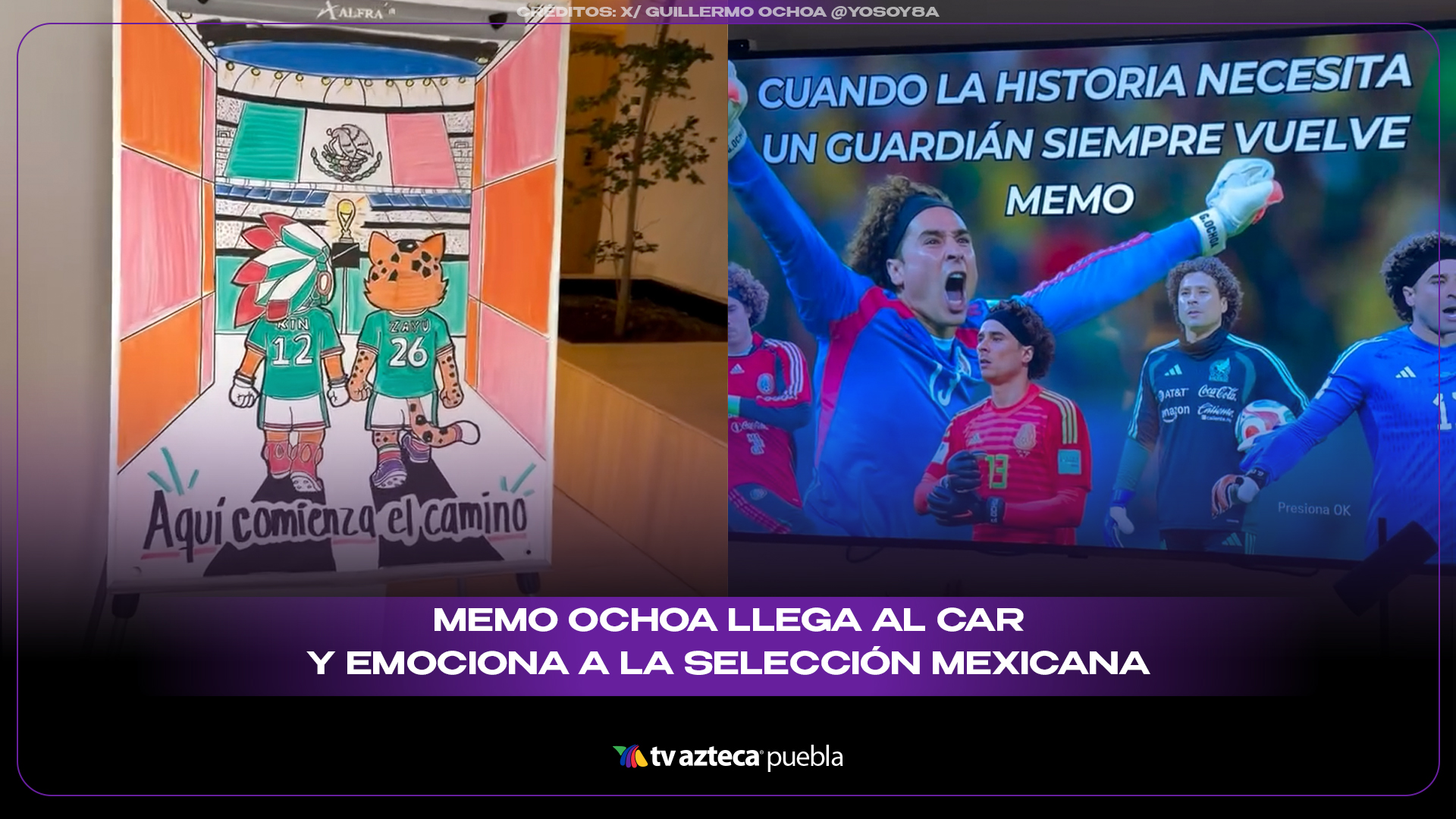 Memo Ochoa llega al CAR y emociona a la Selección Mexicana