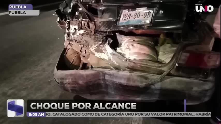 Se registró un choque por alcance en el Periférico Ecológico