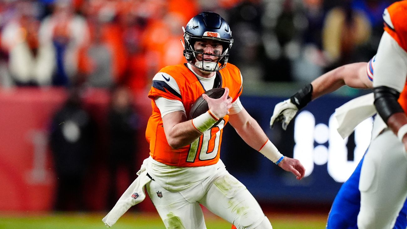 Bo Nix queda fuera tras la épica victoria de Denver ante Buffalo; esperan rival para final de la AFC