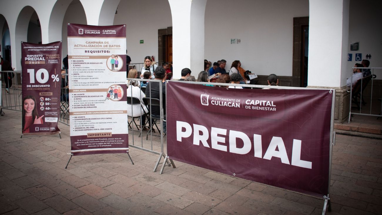Son los últimos días; estas personas pueden acceder hasta al 90% de descuento en el predial en Culiacán