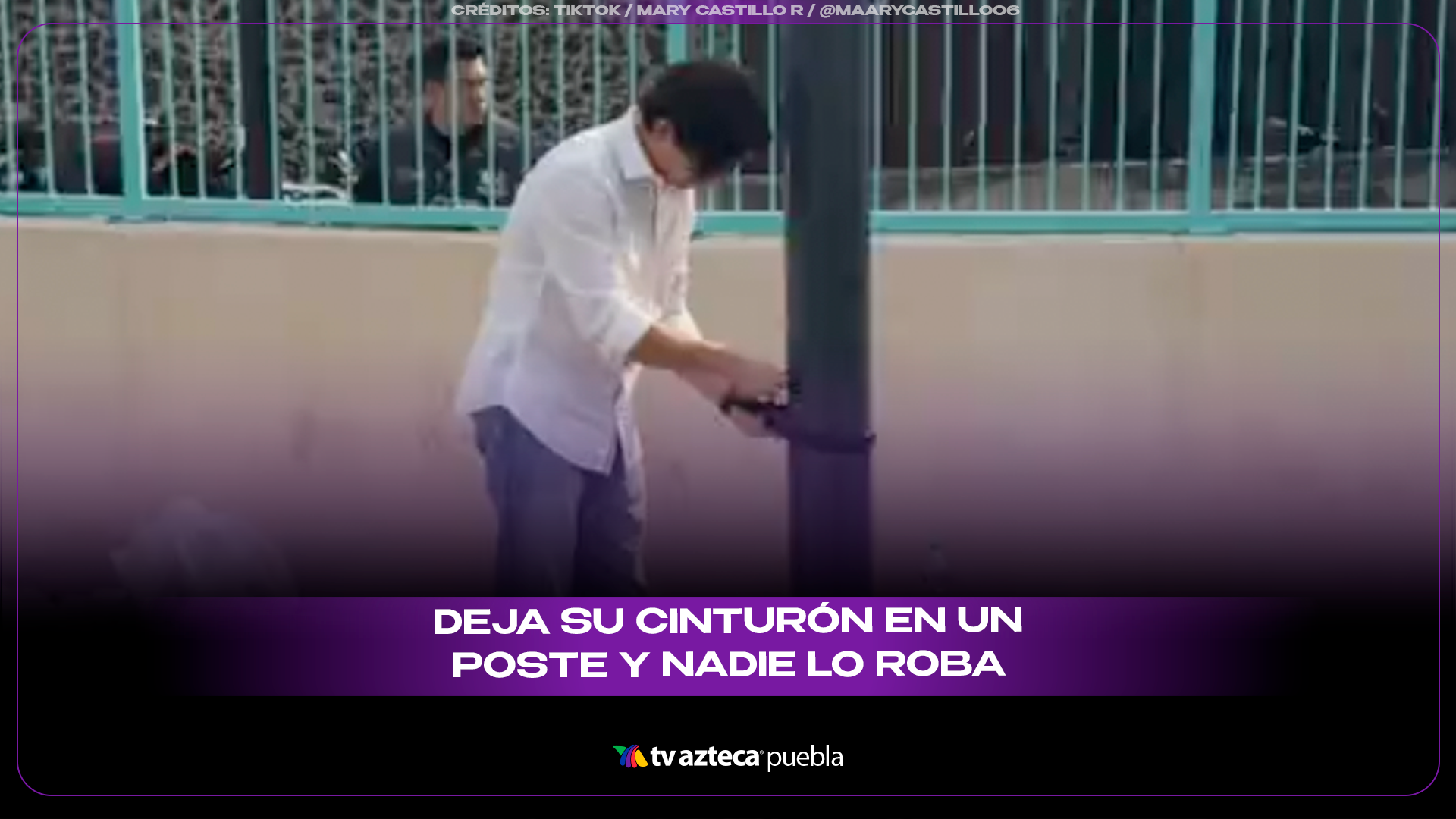Aficionado deja cinturón de lujo afuera de un estadio y lo recupera intacto; el video se vuelve viral.