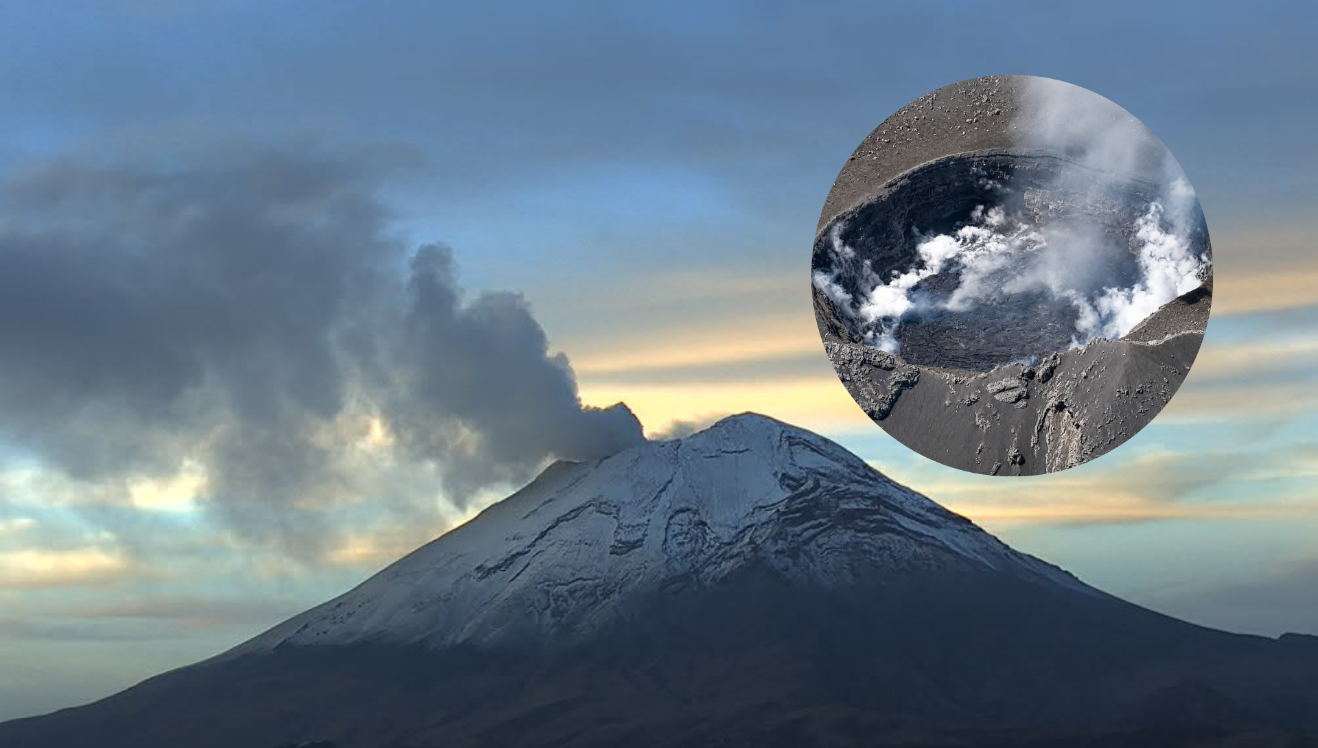 IMÁGENES: Revelan crecimiento del DOMO en el CRÁTER del volcán Popocatépetl este mayo de 2026