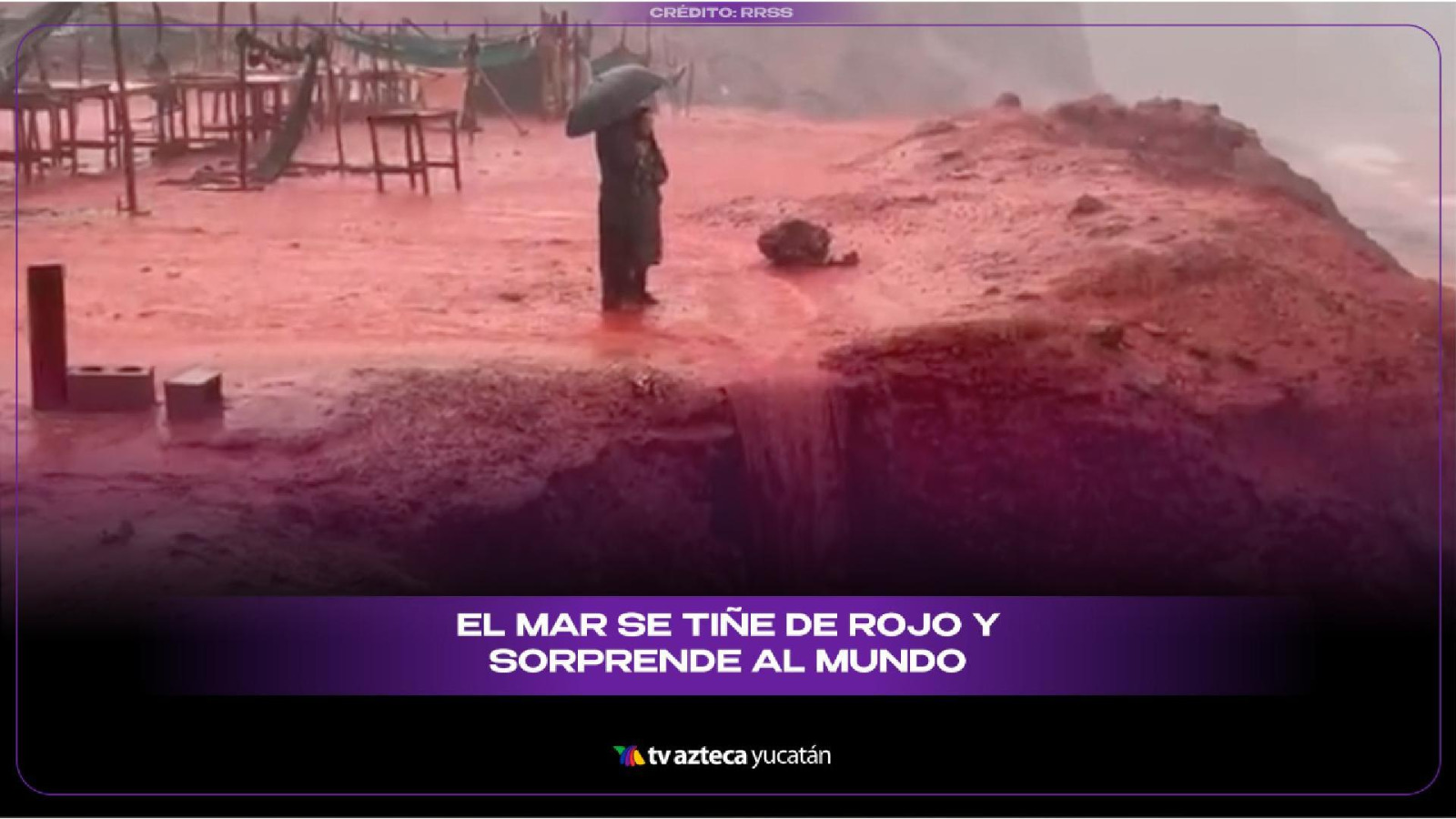 Mar rojo en Irán: ¿Por qué se tiño de ese color?