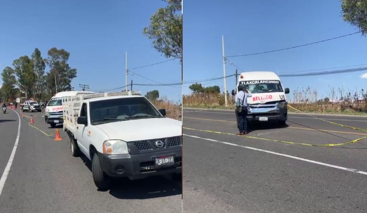 VIDEO: Muere hombre al ser atropellado en la carretera federal Atlixco-Puebla HOY