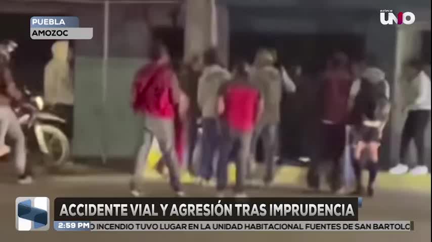 Se registra fuerte percance en la carretera federal a Tehuacán