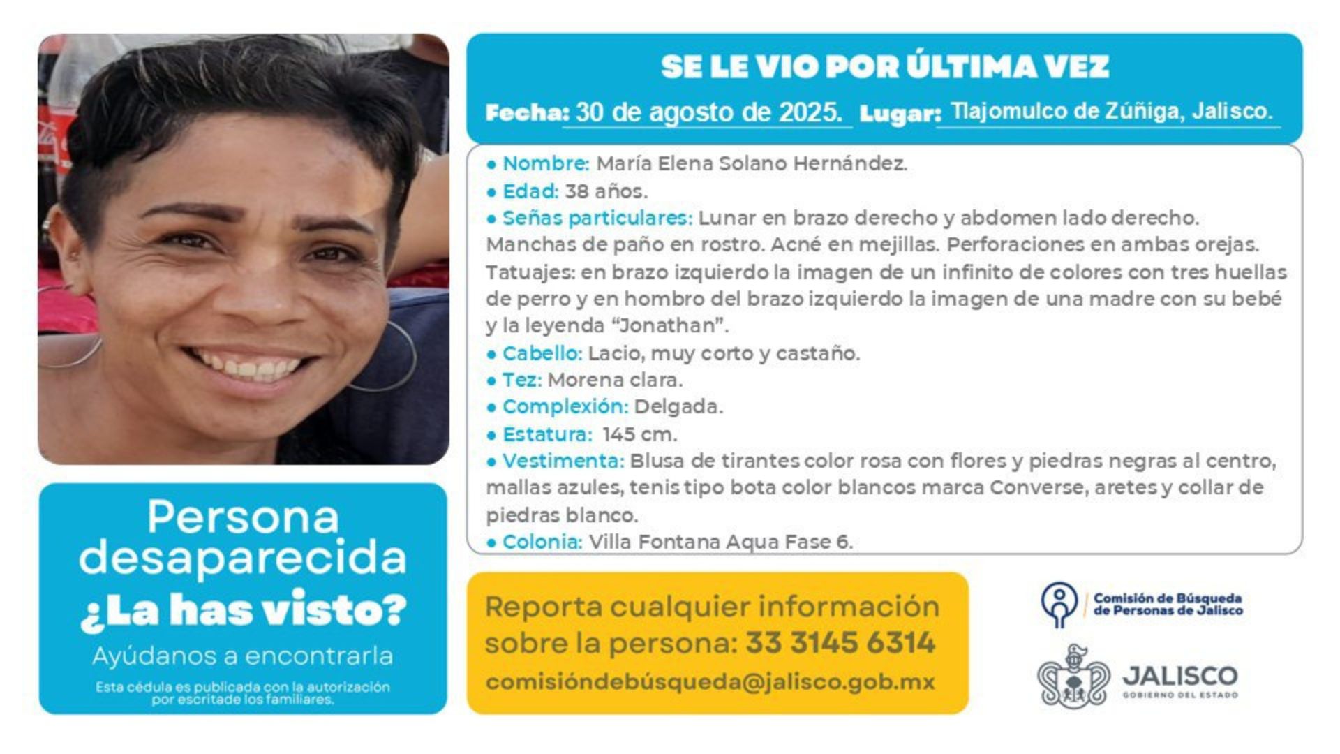 ¡Un mes de angustia! Vecinos vieron cómo se llevaron a María Elena Solano  Hernández en Tlajomulco; sus hijos exigen respuestas