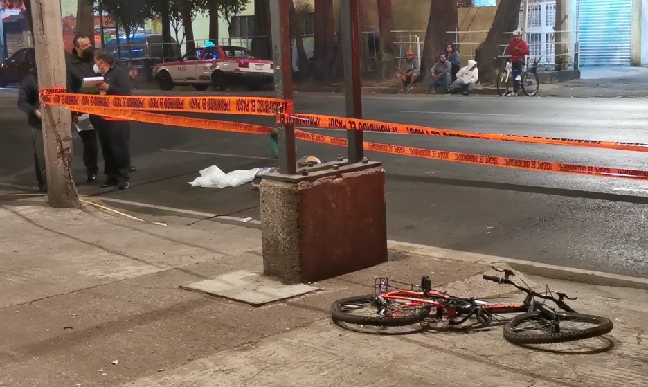 Muere otro ciclista atropellado en calles de Iztapalapa