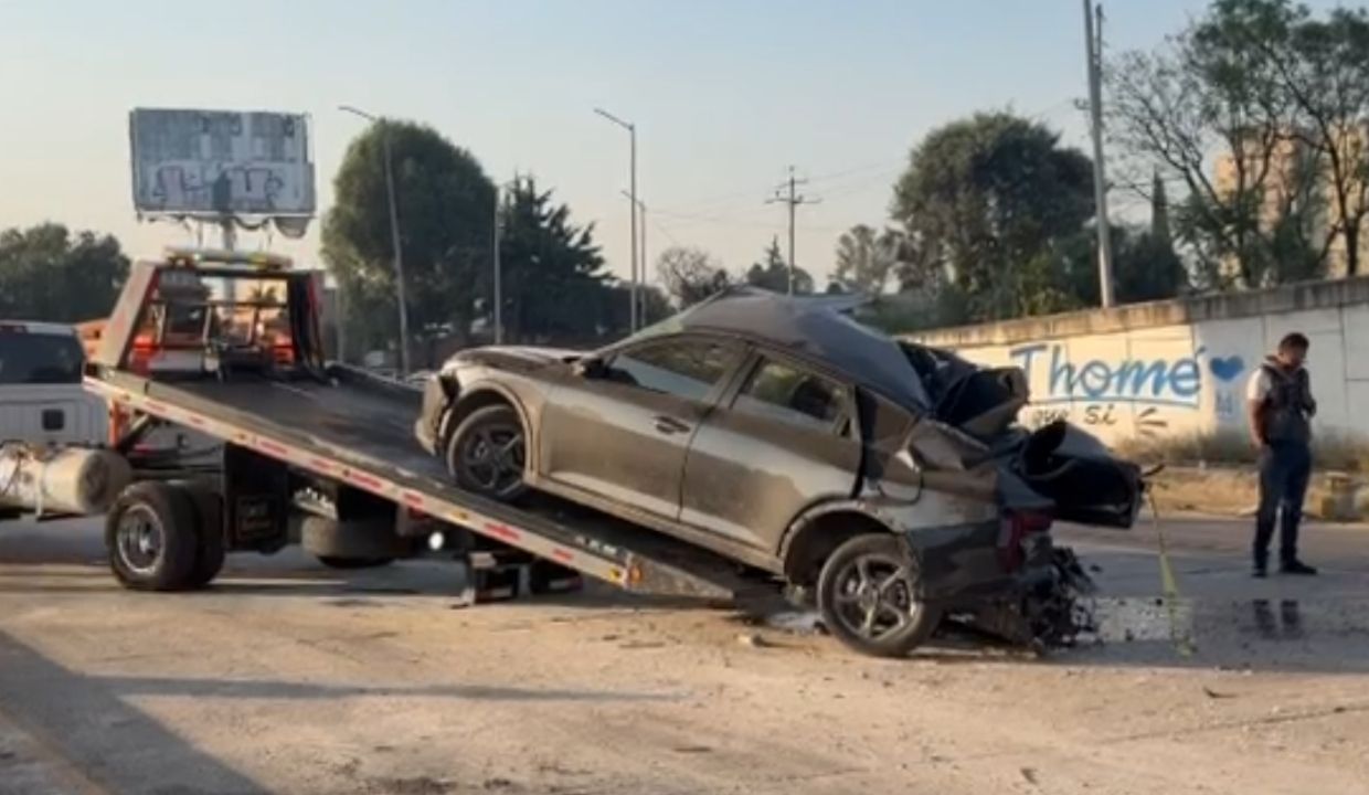 VIDEO: Fuerte accidente en la autopista México-Puebla deja un muerto HOY