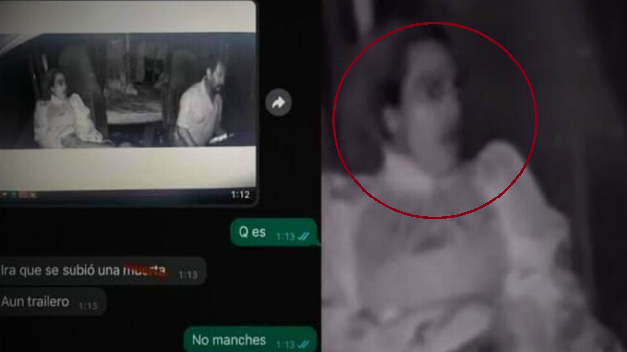 Mujer fantasma es captada viajando junto a trailero en Monterrey (VIDEO)