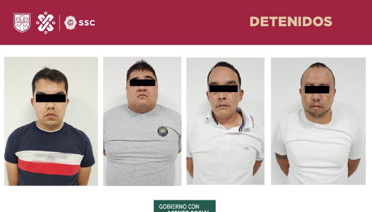 Detienen a banda que se dedicaba al robo a casa habitación en la CDMX