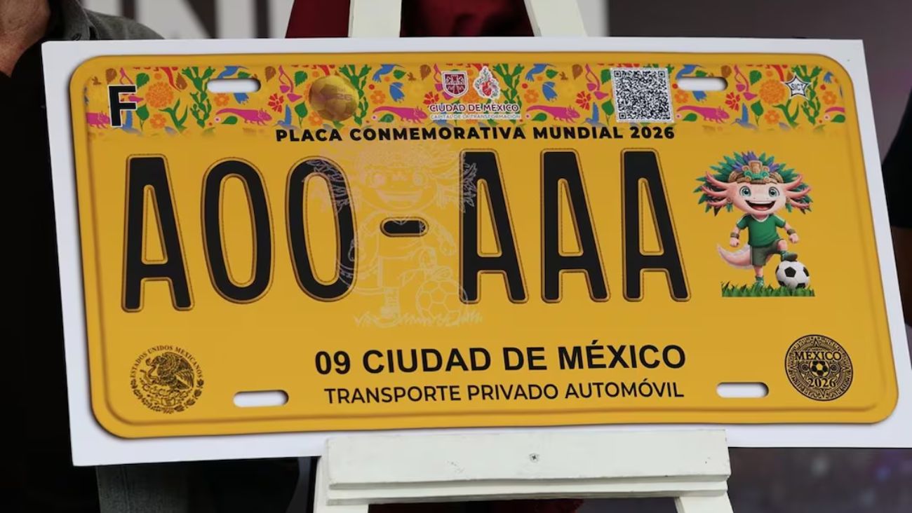Paso a paso para tramitar las placas conmemorativas del Mundial 2026 en CDMX; costo y requisitos