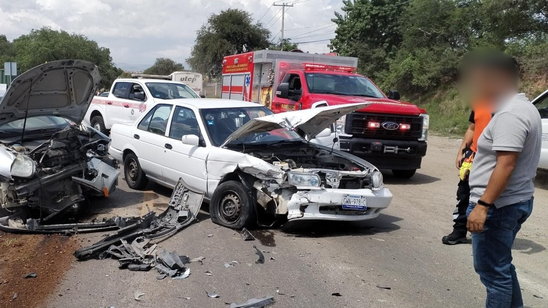 Accidente en la carretera libre Guanajuato-Silao hoy jueves 10 de julio ...
