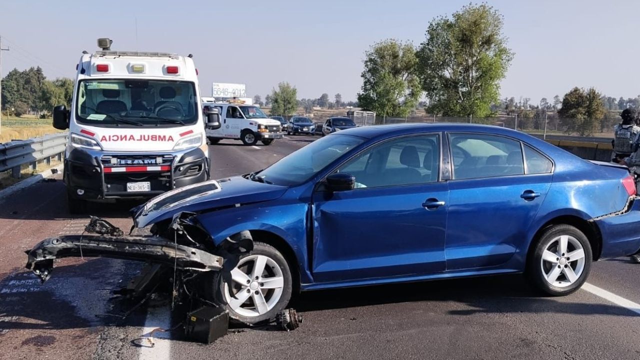 Accidente provoca caos en la autopista México-Puebla hoy 13 de febrero ...